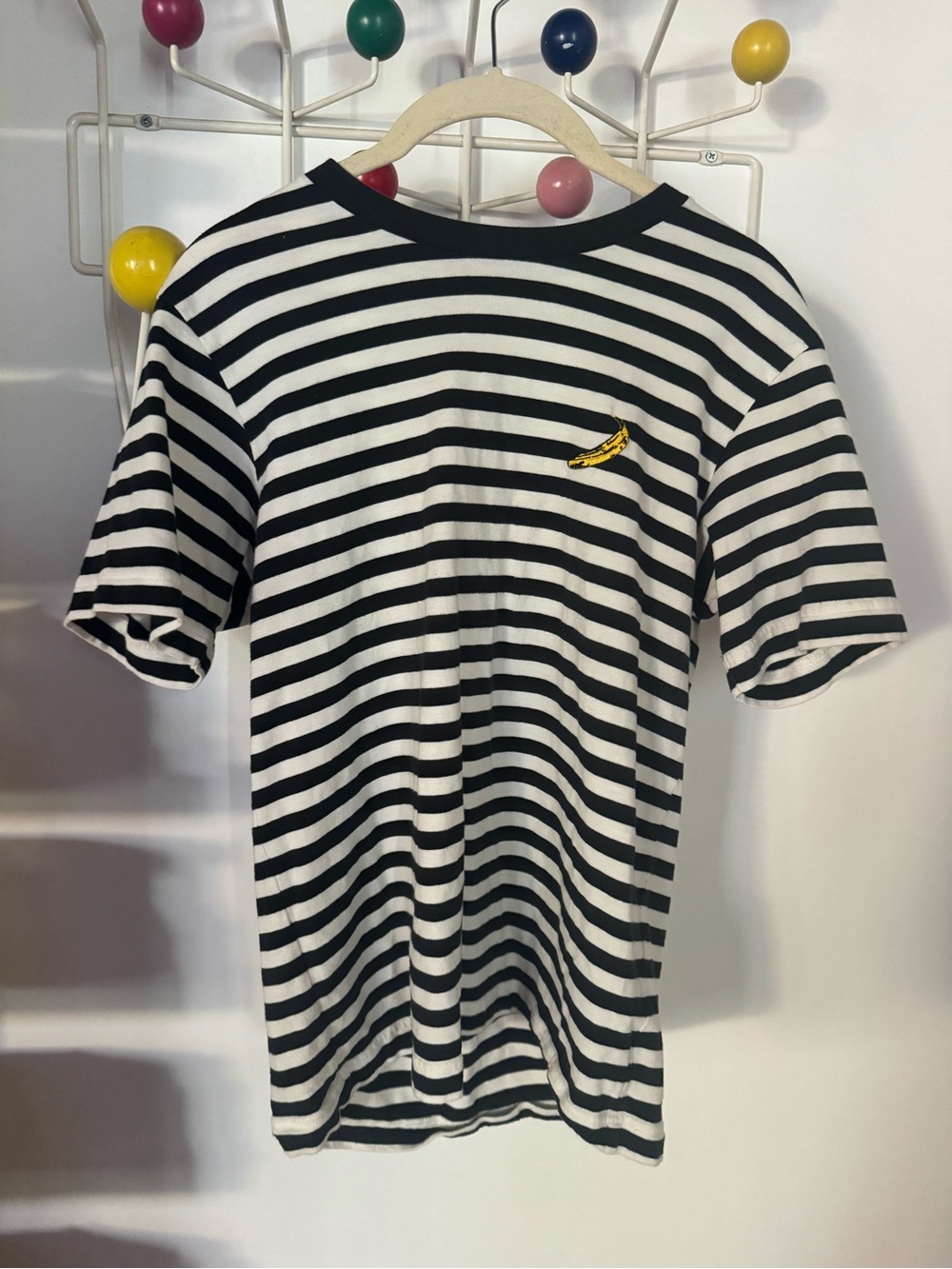 Uniqlo SPRZ NY Andy Warhol Striped Black and White Tee